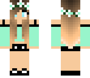 turquoise tumblr girl