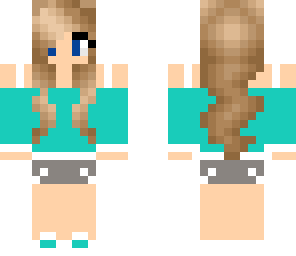 blue girl