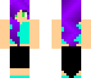 purple and blue