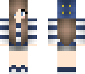 cute blue girl