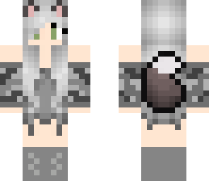 gray wolf girl