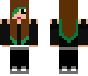 goth green girl 