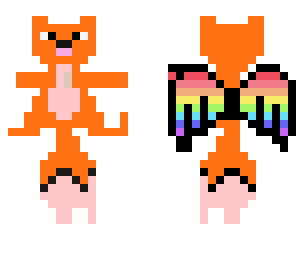 flying rainbow fox