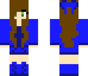 school girl blue