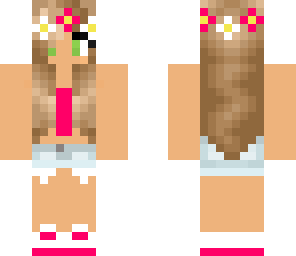 pink summer girl