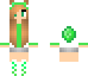 cute emerald girl