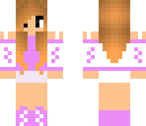 pink and white summer girl