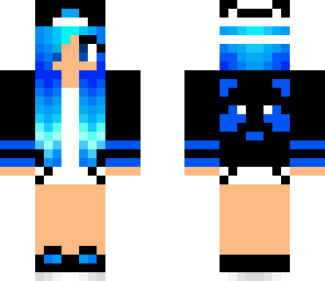 awesome blue girl