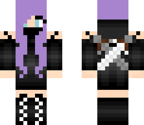 purple hair assassin