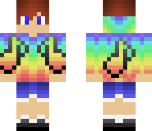rainbow music boy with shorts