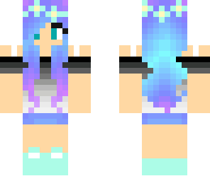 mulitcolored girl