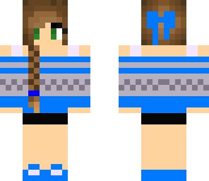 blue sweater girl