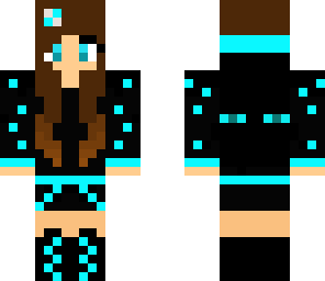 epic blue ender girl edit