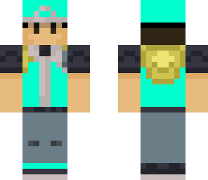 cyan pokemon trainer