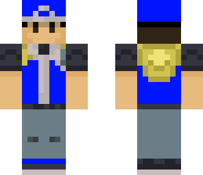 blue pokemon trainer