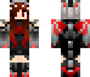 brunette red dragon