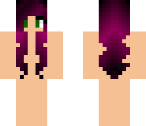 purple hair skin base