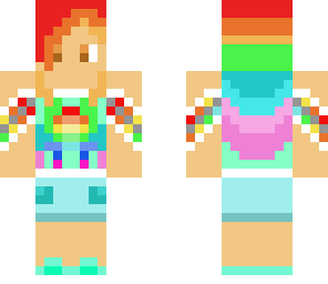 rainbow girl