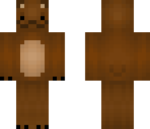 moustache brown bear