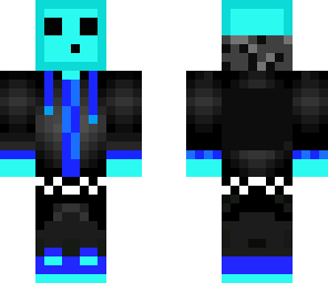 blue slime person