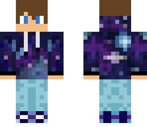 boy with galaxy hoodie and headphones