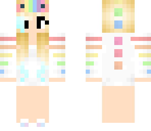 cute rainbow dino girl