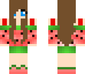 watermelon themed girl