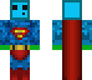 blue slime super man
