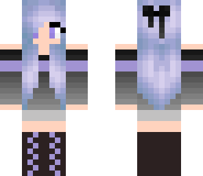 girl in purple