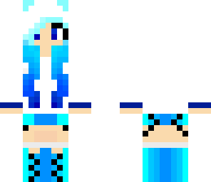blue girl