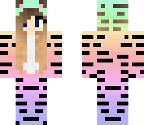 tiger rainbow girl 