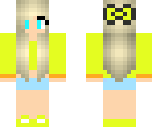 yellow summer girl