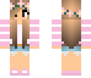 pastel pink hipster girl