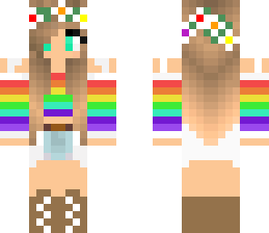 the rainbow gamer girl