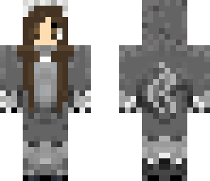 wolf onesie girl