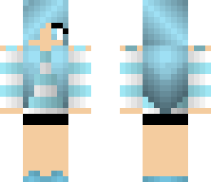 blue girl