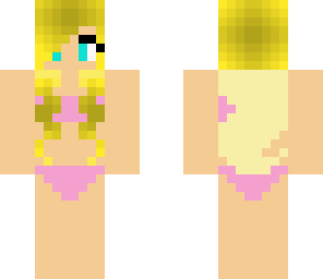 blonde girl bikina