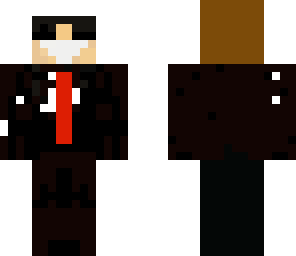 man in black