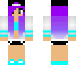edited purple hair
