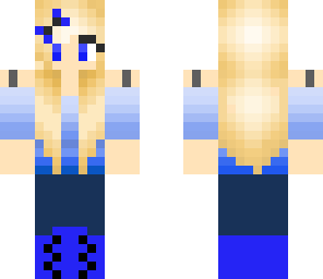 blue girl