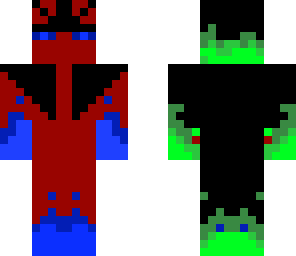 red blue black enderman
