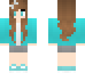 blue girl