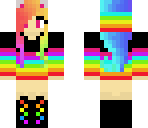 rainbow girl