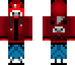 mooshroomredhoodiewhiteshoes