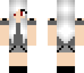 silver hair girl