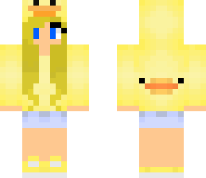 blond hair duck 
