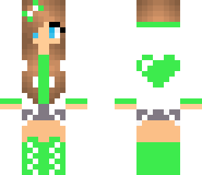 neon green gamer girl