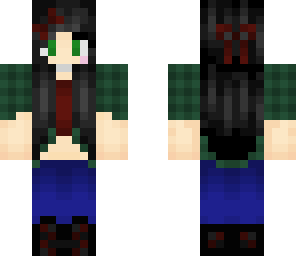 green plaid