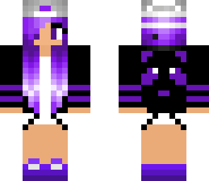 purple panda girl