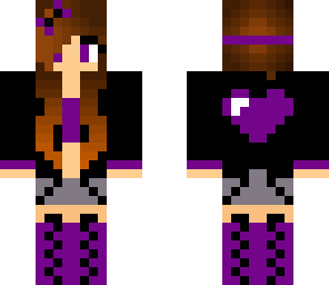 purple girl gamer